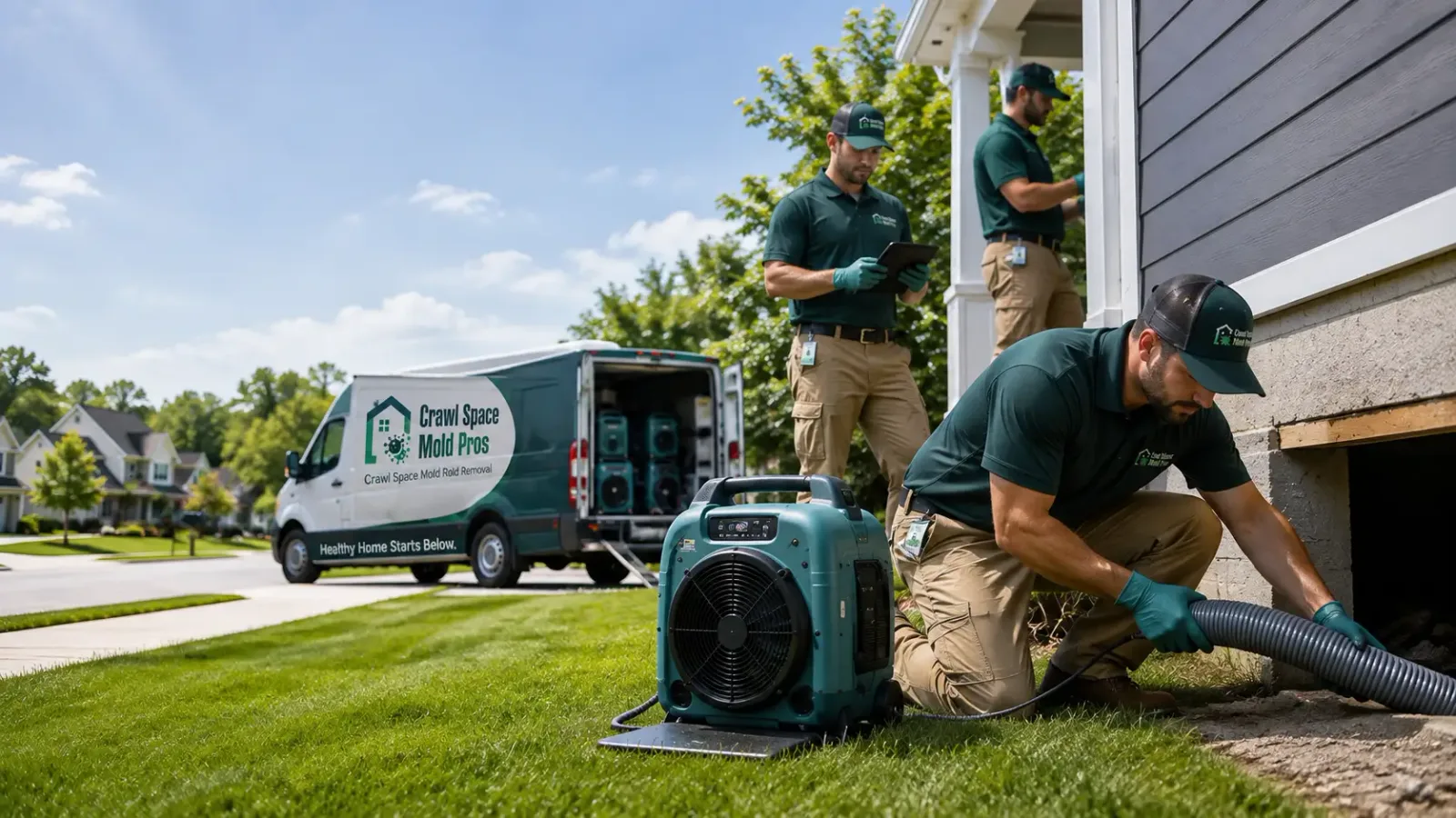 Crawl Space Mold Removal in Mount Auburn, IA